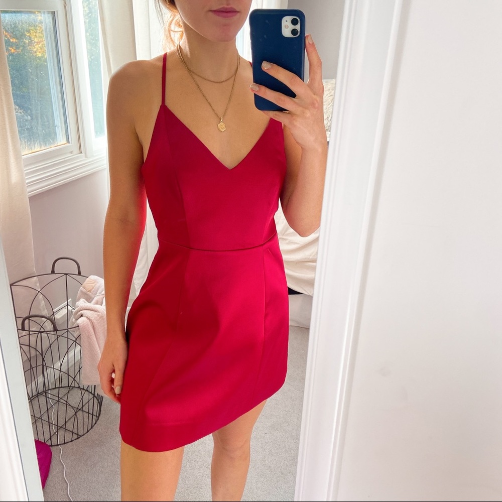 Satin-Feel Dress